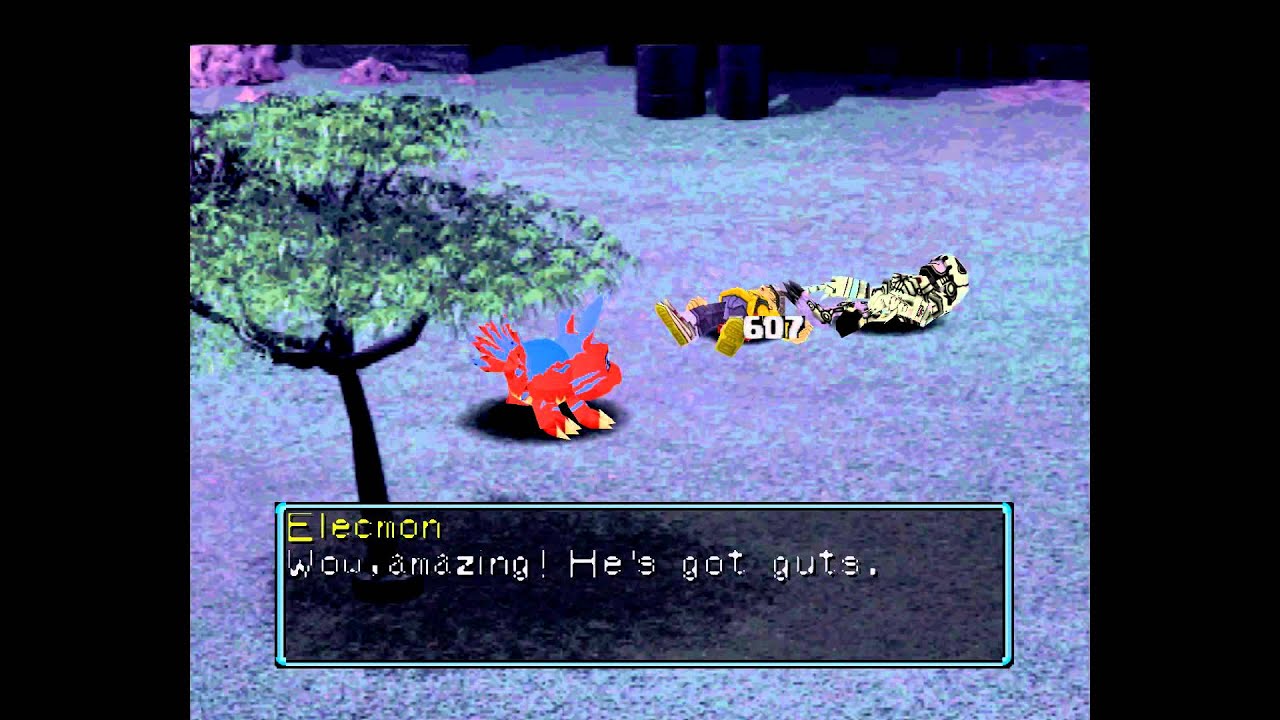 Digimon World - Getting Elecmon to the City 1080p