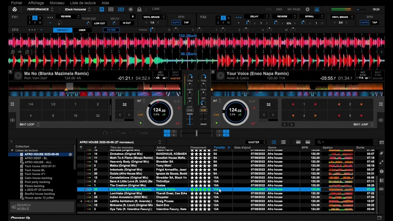 Mixing Training #7 - Afro House/Tech - rekordbox