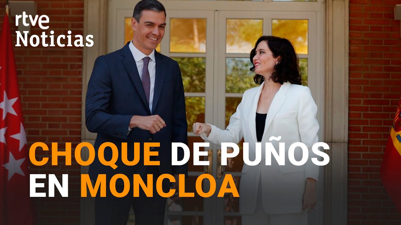 REUNIÓN en LA MONCLOA: SÁNCHEZ recibe a AYUSO en medio de un clima de tensión | RTVE Noticia