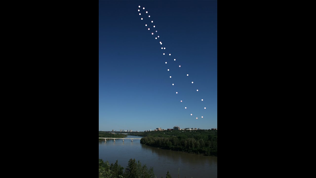 The Solar Analemma over Edmonton