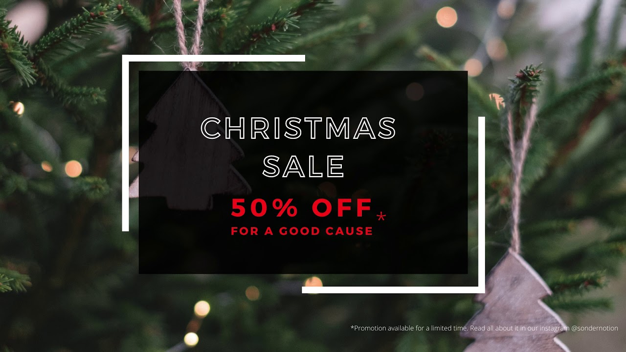 CHRISTMAS SALE BANNER