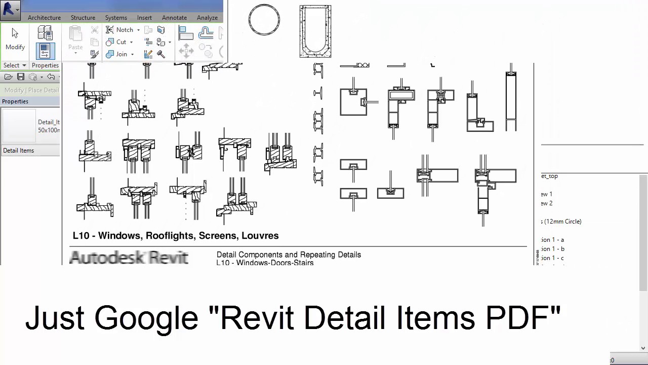 Модуль 8: Раздел 5: Revit Architecture: Компоненты деталей