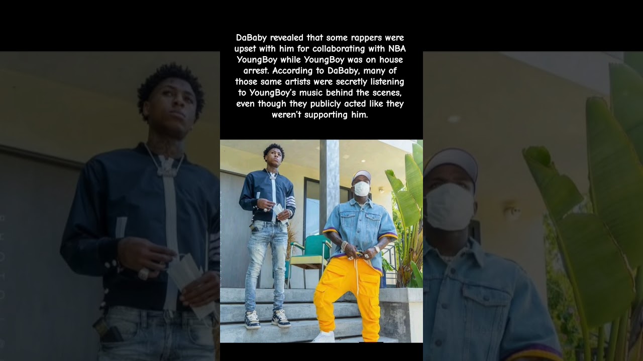 DaBaby Defends NBA YoungBoy While Calling Out Fake Rappers! #nbayoungboy #dababy #shorts #viralvideo