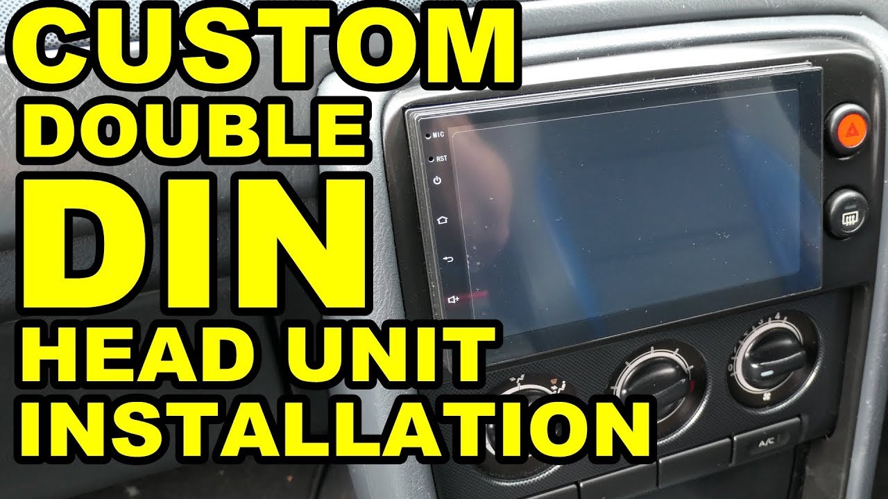 MG ZS 180 - Custom 2-DIN Head Unit Installation