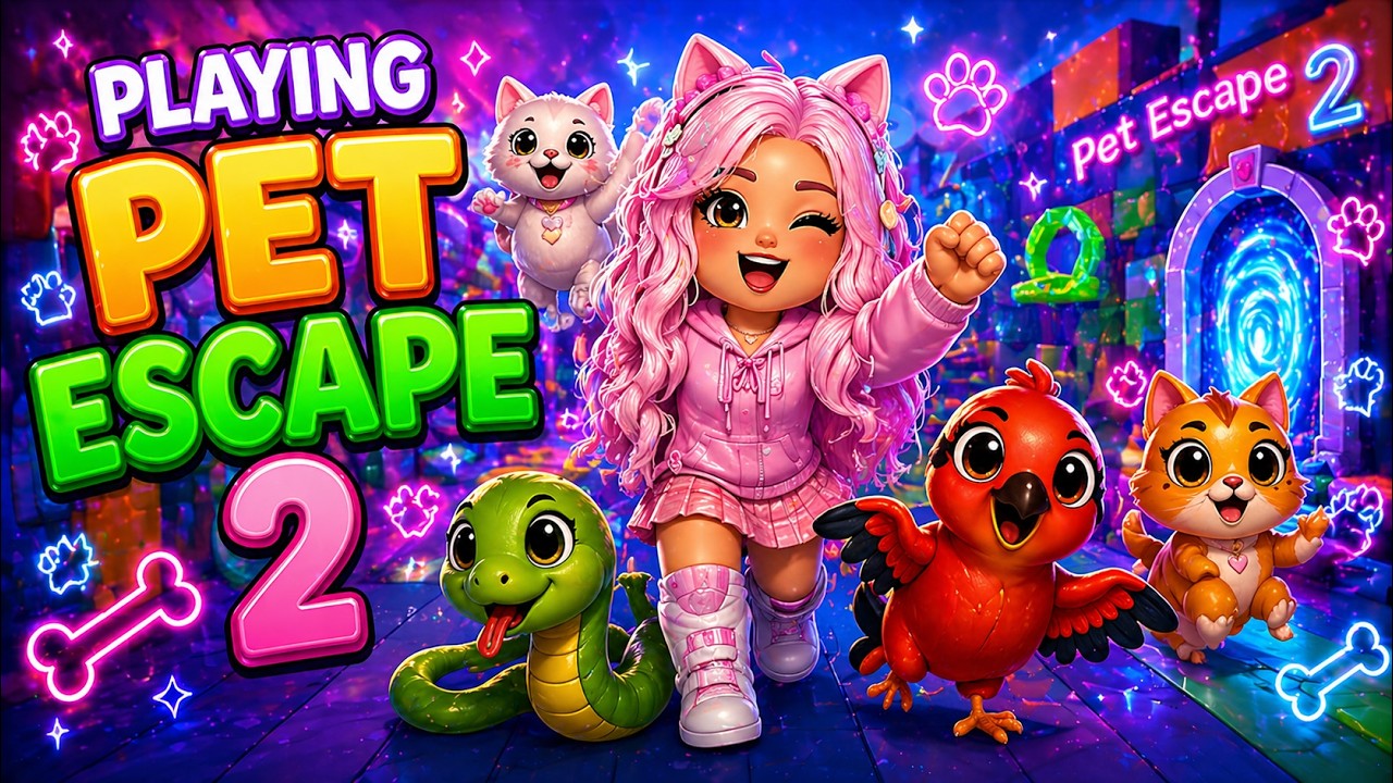 Playing Roblox Pet Escape 2