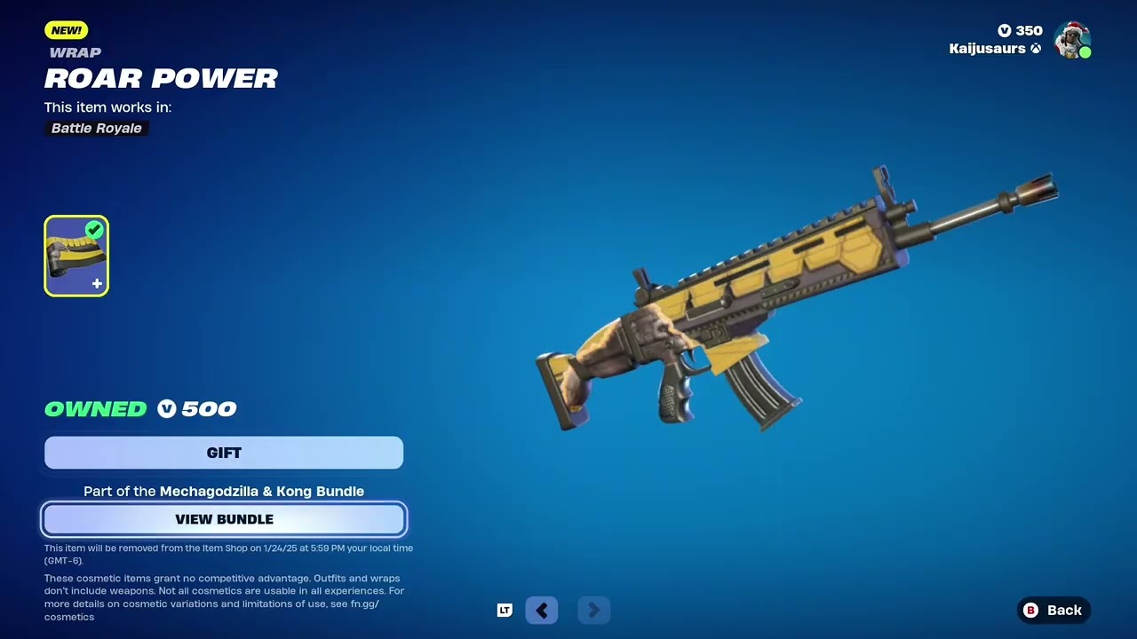 Fortnite: MechaGodzilla & Kong Wraps Review