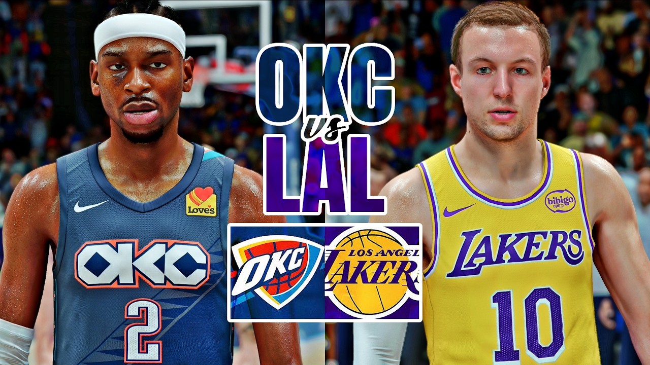 NEW LOOK LAKERS vs NEW LOOK THUNDER | NBA 2K26 (PS5 PRO)