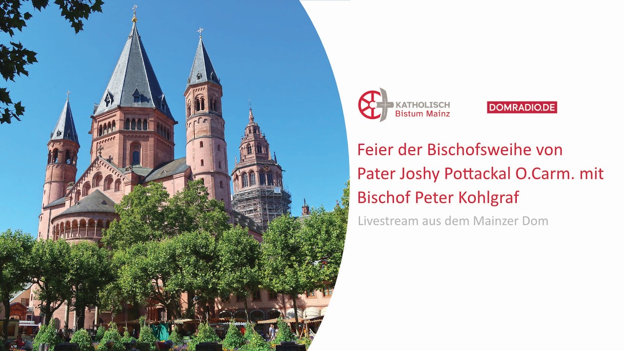 Feier der Bischofsweihe von Pater Joshy Pottackal O.Carm. mit Bischof Peter Kohlgraf