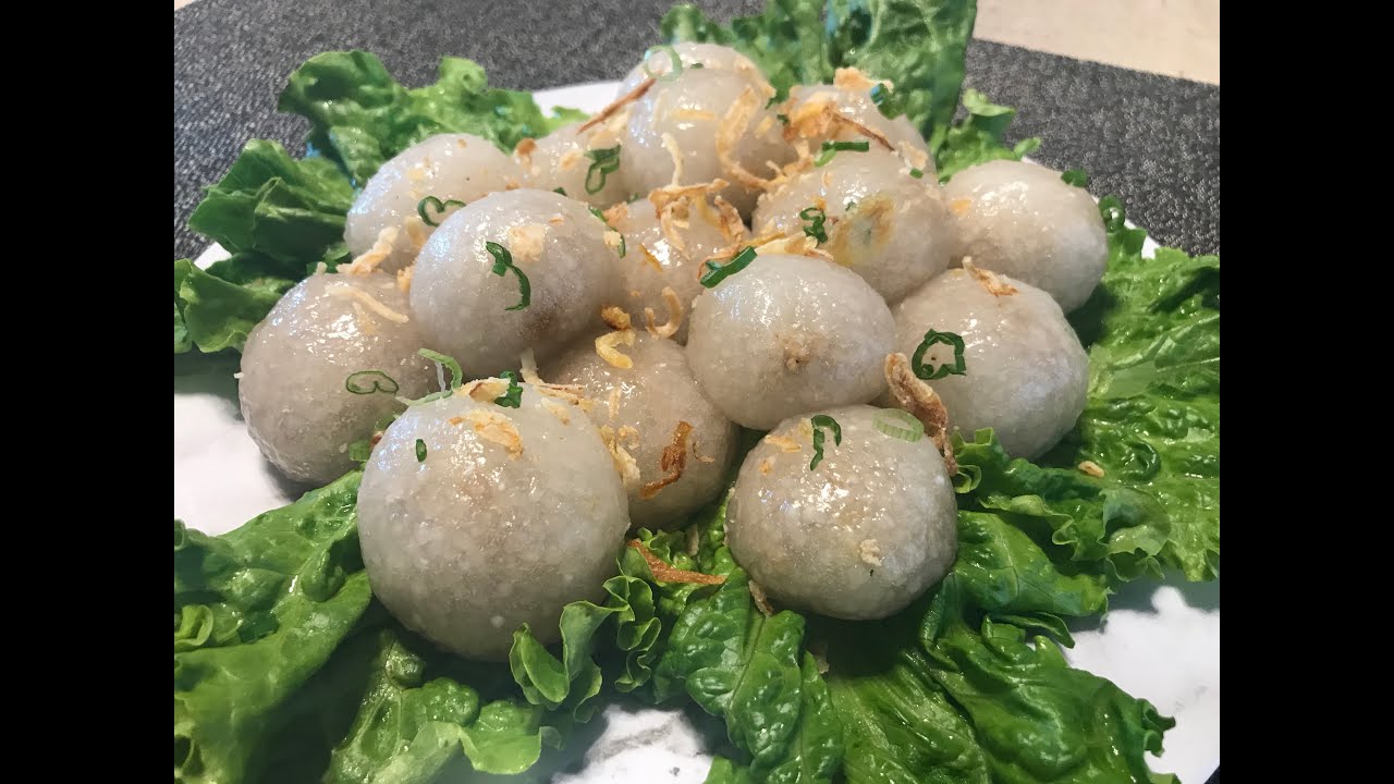 Pork Stuffed Tapioca Balls | Sakoo Yat Sai | Cravings
