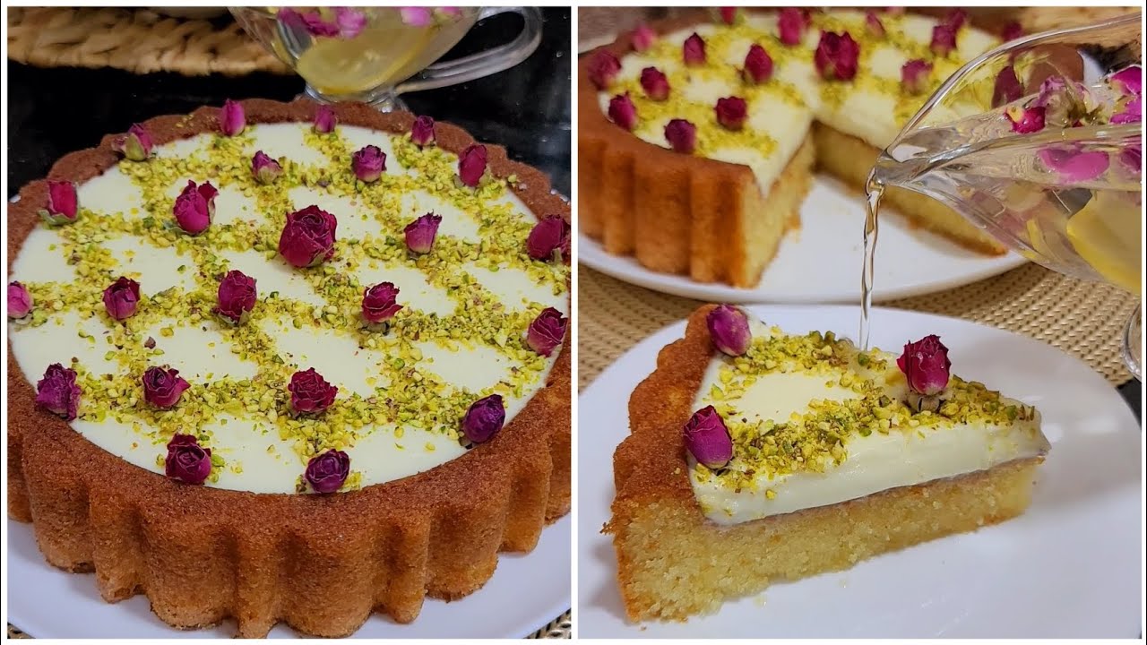 بسبوسة روايال بكريمة الجبن😋 لسهراتكم الرمضانية🌙 مستحيل تجربيها وماتعاوديهاش إدماااان😍 #بسبوسة_روايال