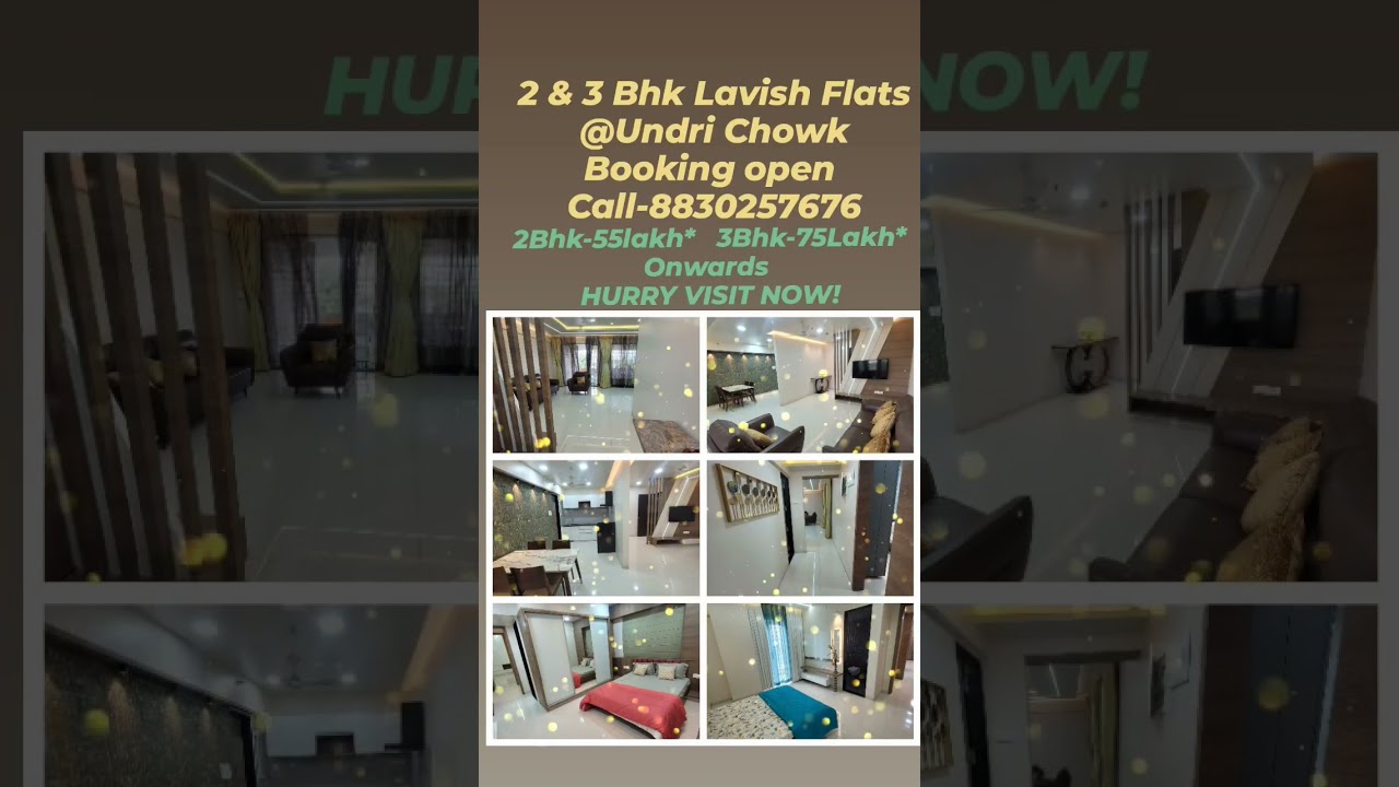 2 & 3 Bhk Luxurious Flats Booking Open At Undri Chowk call-8830257676 for site visit #pune #undri
