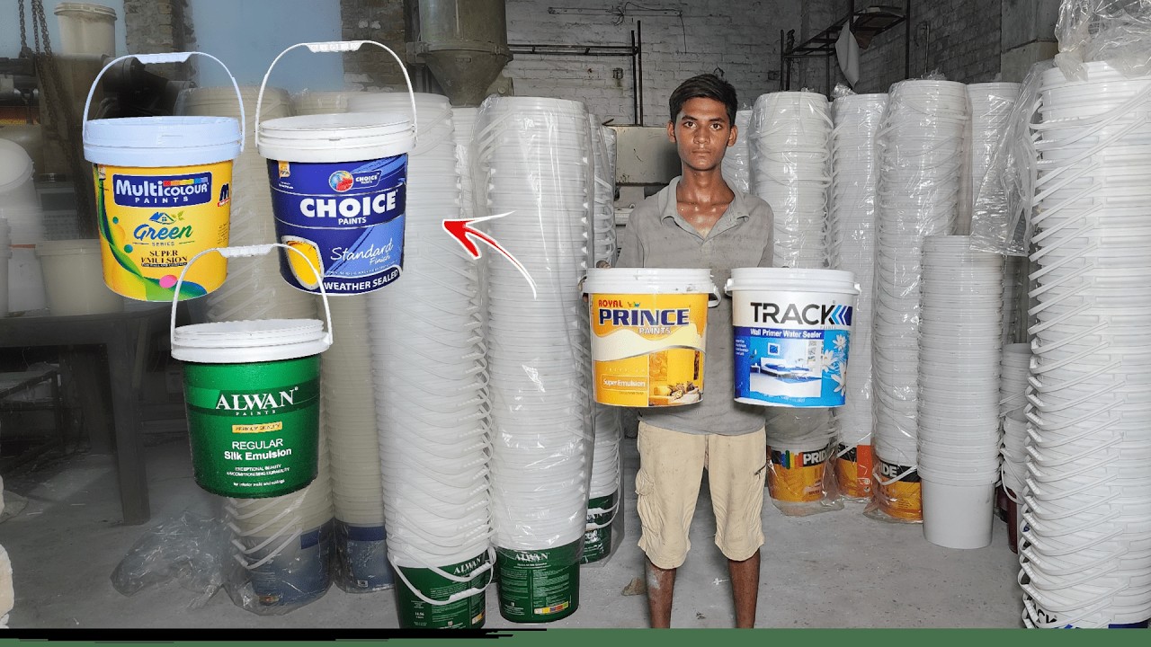 The Amazing Manufacturing Process of Plastic Paint Bucket