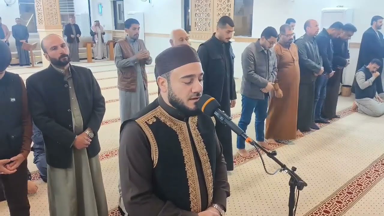عبدالحميد شاكر _اذان العشاء/12رمضان_جامع البراء بن عازب_الفلوجة