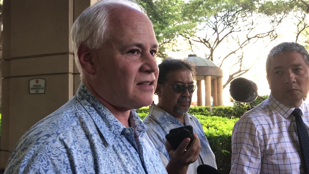 Hart Executive Director Andrew Robbins speaks to media on April 11
