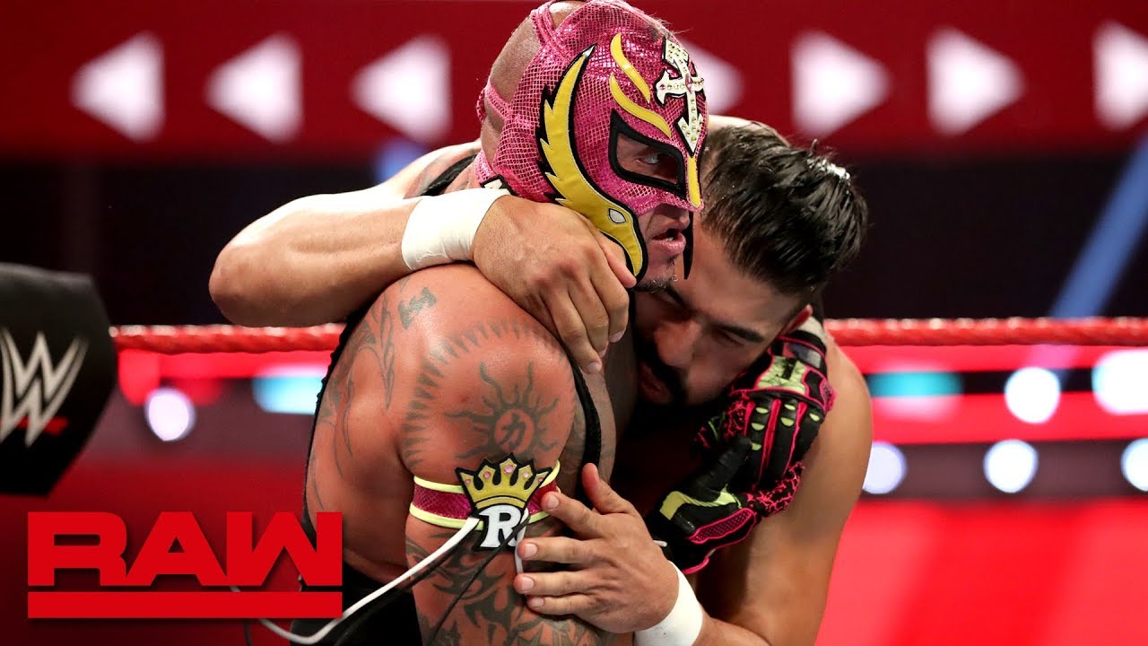 Rey Mysterio vs. Andrade &ndash; Gauntlet Match Part 3: Raw, July 29, 2019