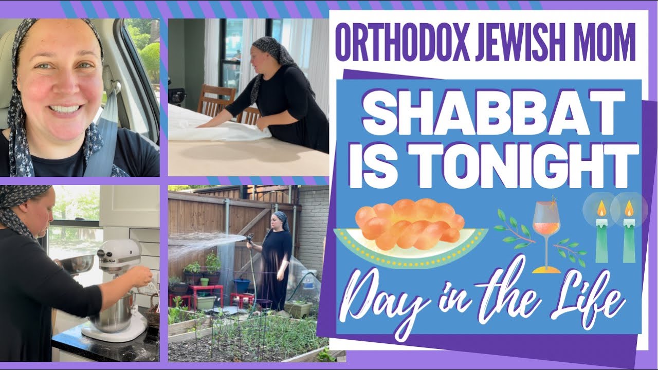 Orthodox Jewish SHABBAT Prep | Day in the Life DITL | Orthodox Jewish Mom (Jar of Fireflies)