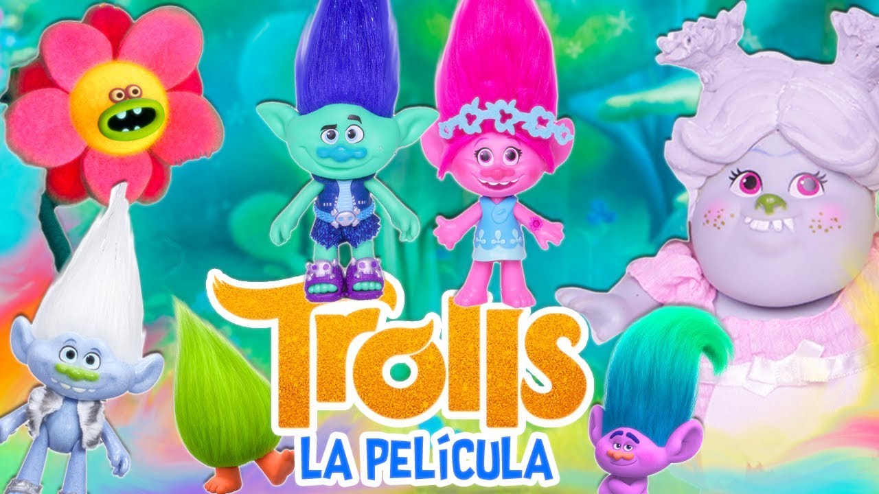 🌈 TROLLS La Pelicula Completa en Español con Juguetes Fantasticos 🍄