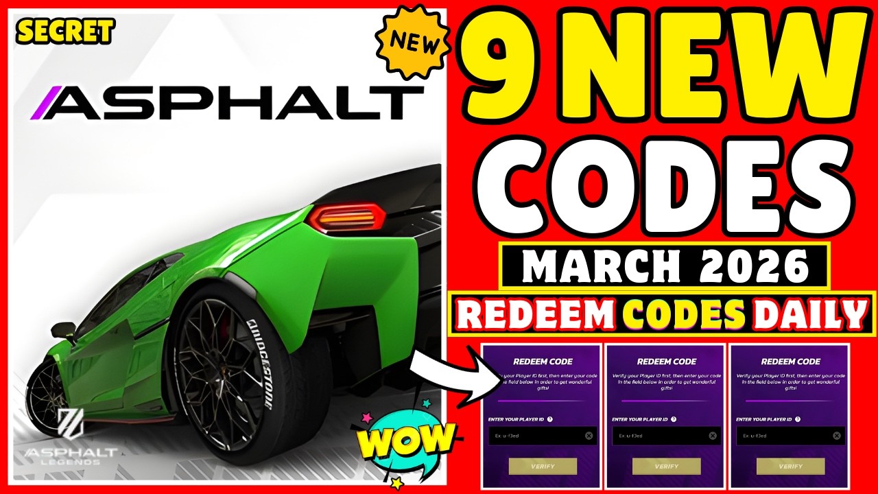 NEW REDEEM CODE ASPHALT LEGENDS UNITE 10 MARCH 2026 || ASPHALT LEGENDS UNITE CODES 2025 || ASPHALT