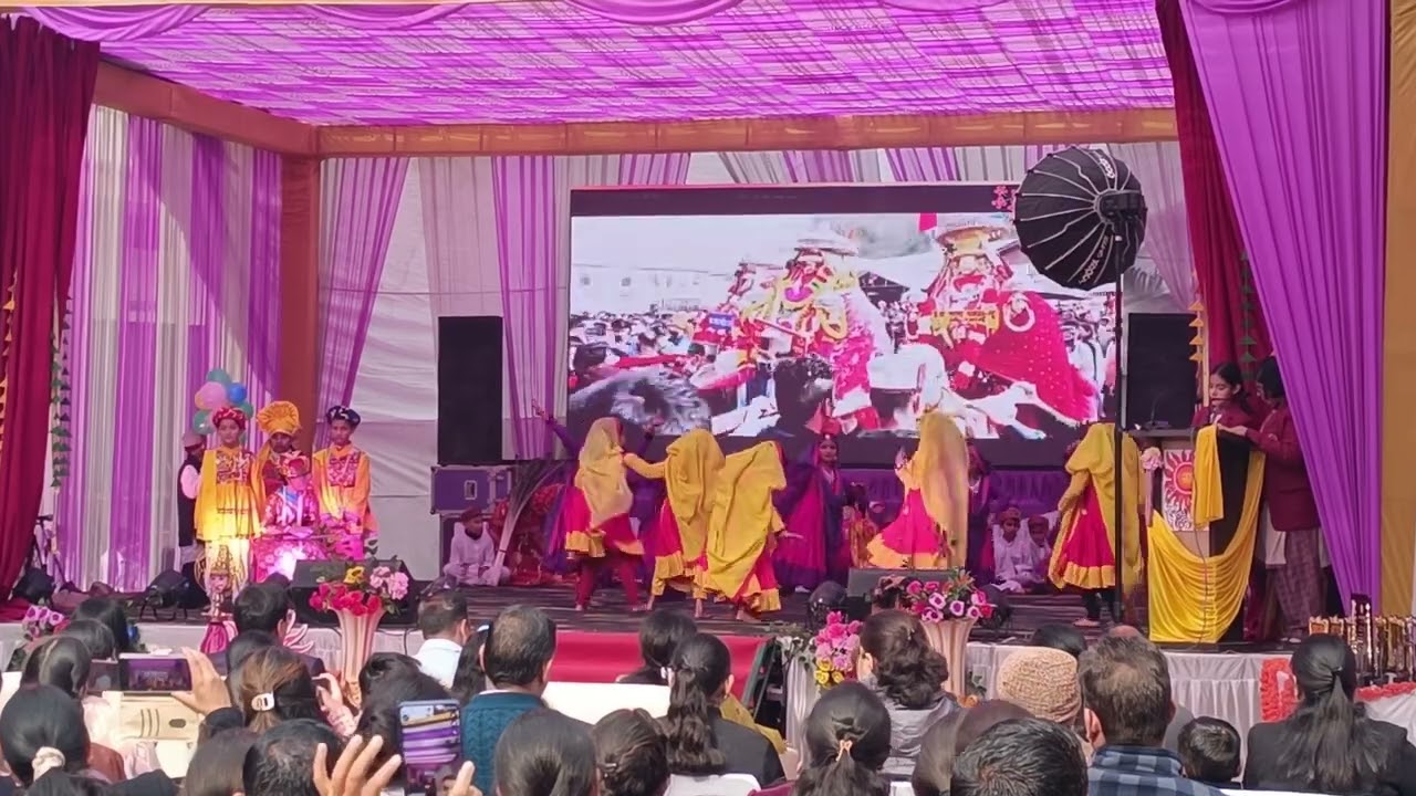 Samaira Annual Function DAV Sundernagar