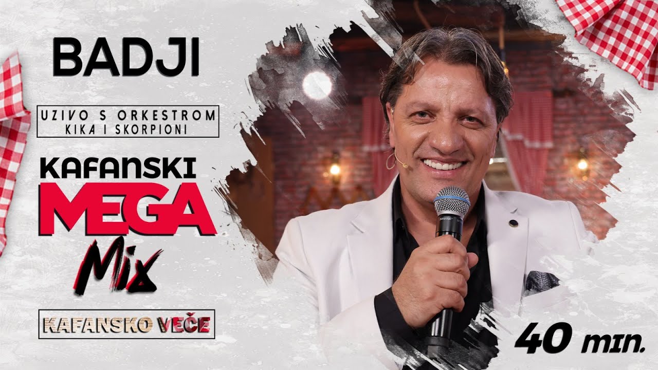 BADJI - KAFANSKI MEGA MIX2 I 40MIN I UZIVO (ORK. KIKA & SKORPIONI) I 2022 I OTV VALENTINO