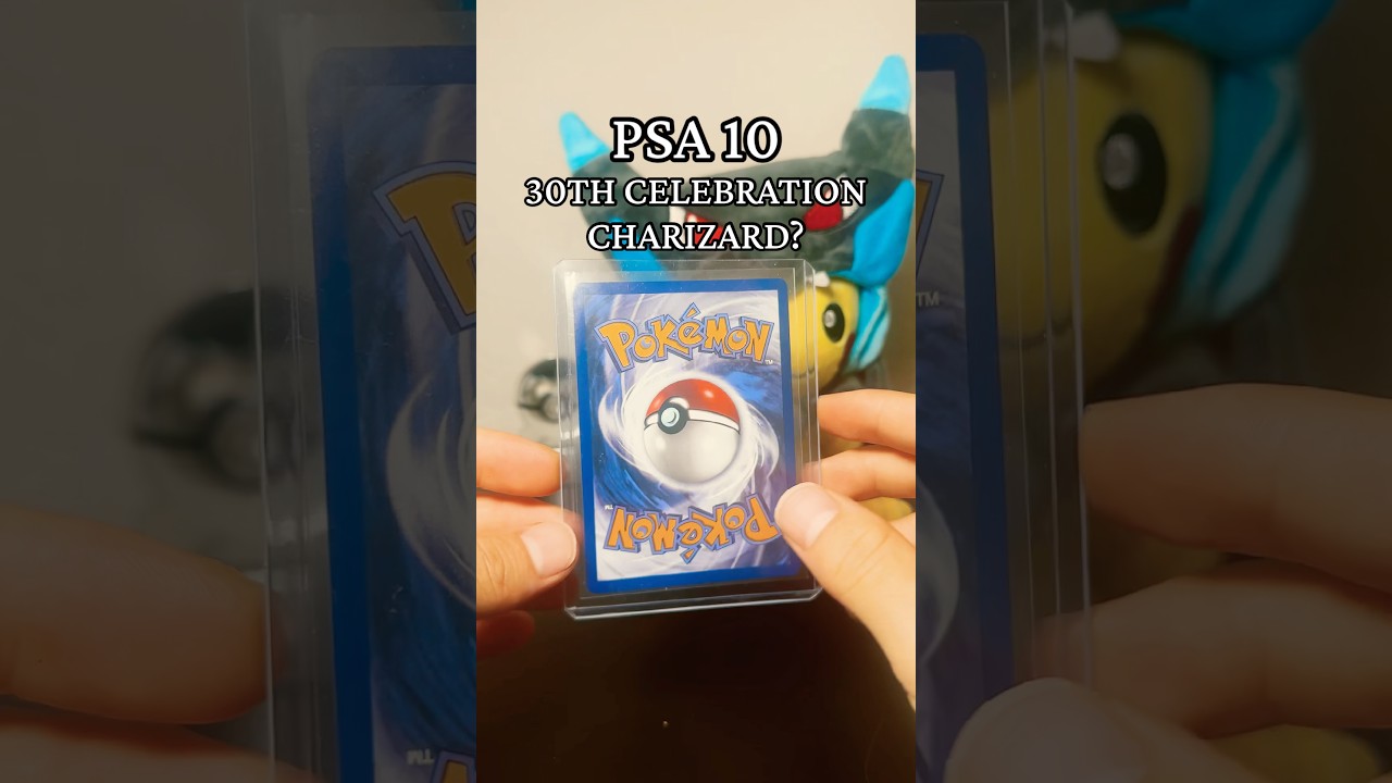 Pokemon 30th Celebration PSA 10 Charizard? 🔥 #pokemon #30thcelebration #charizard #hype #collection