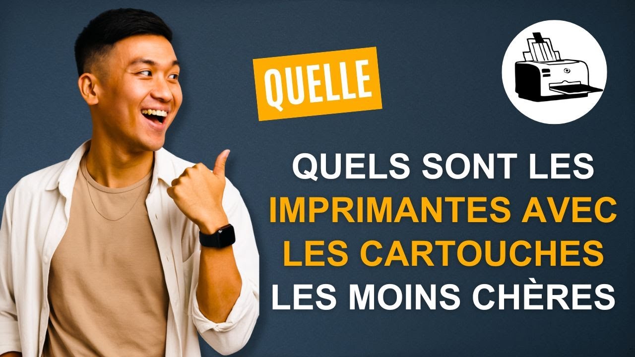 Quelles sont les imprimantes avec les cartouches les moins chères ?