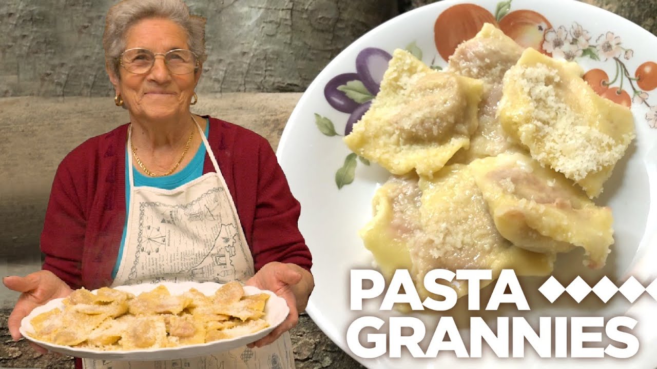 Anna and husband Domenico make chestnut tortelli! | Pasta Grannies