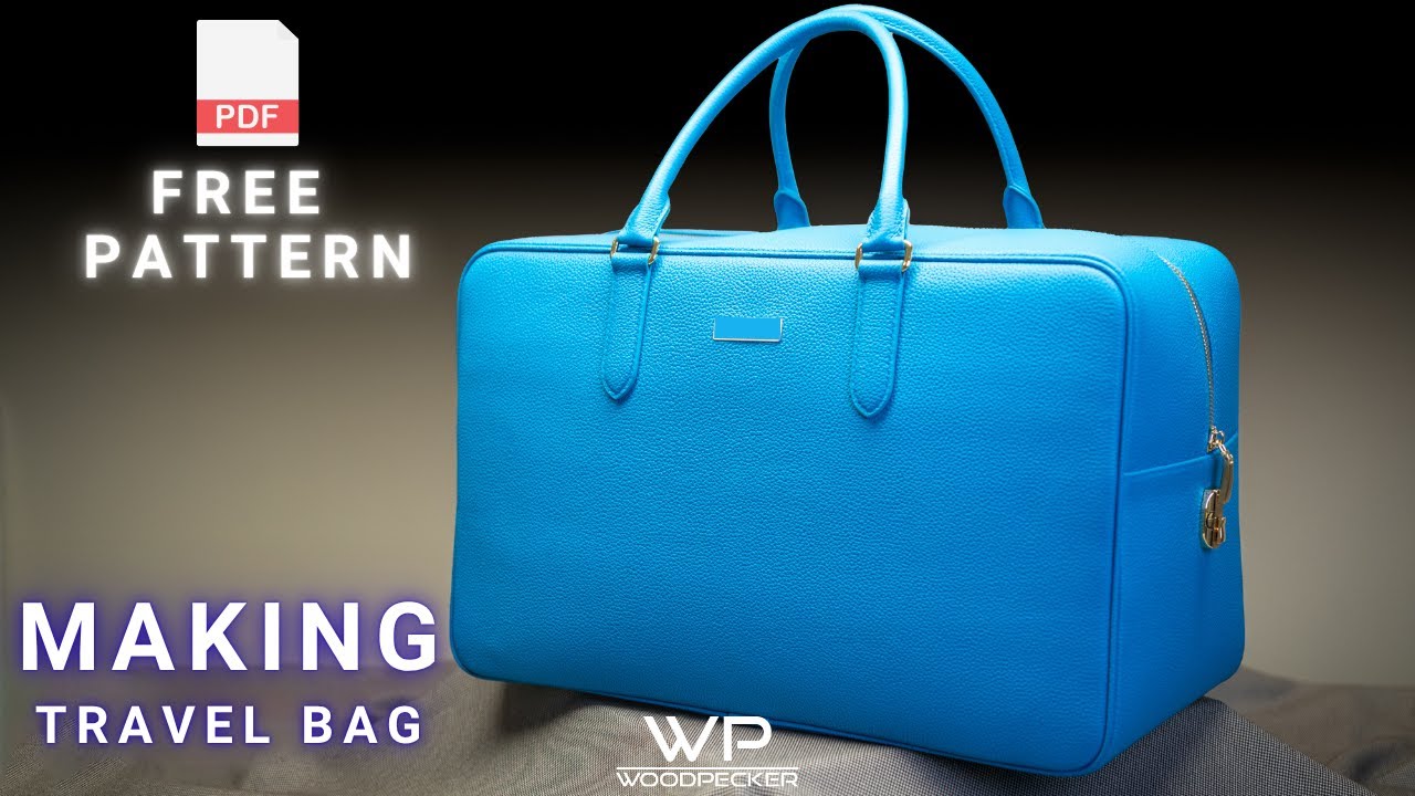 Travel Bag || TUTORIAL VIDEO & PATTERN FREE FULL