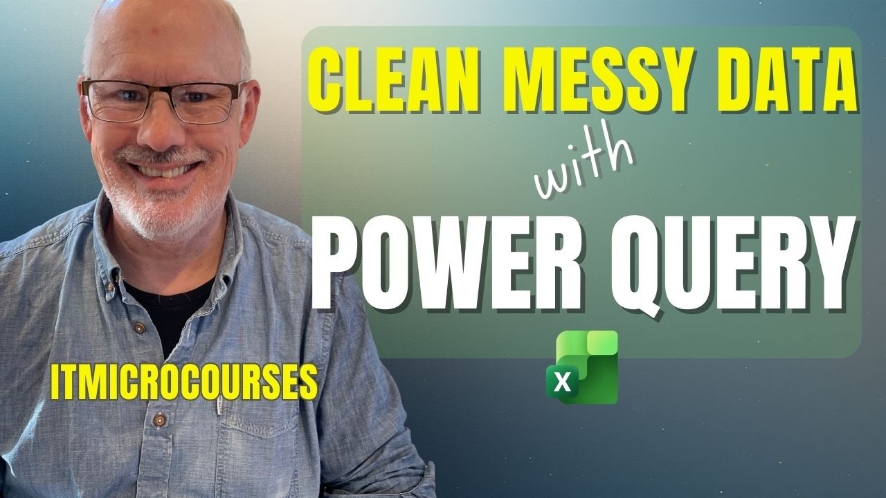 Excel Data Cleaned with Wash, Rinse & Repeat and Power Query.