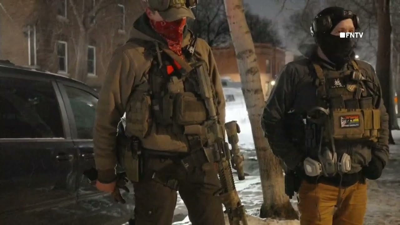 VIDEO: ARMED Protesters Patrolling Alex Pretti Shooting Site - MINNEAPOLIS
