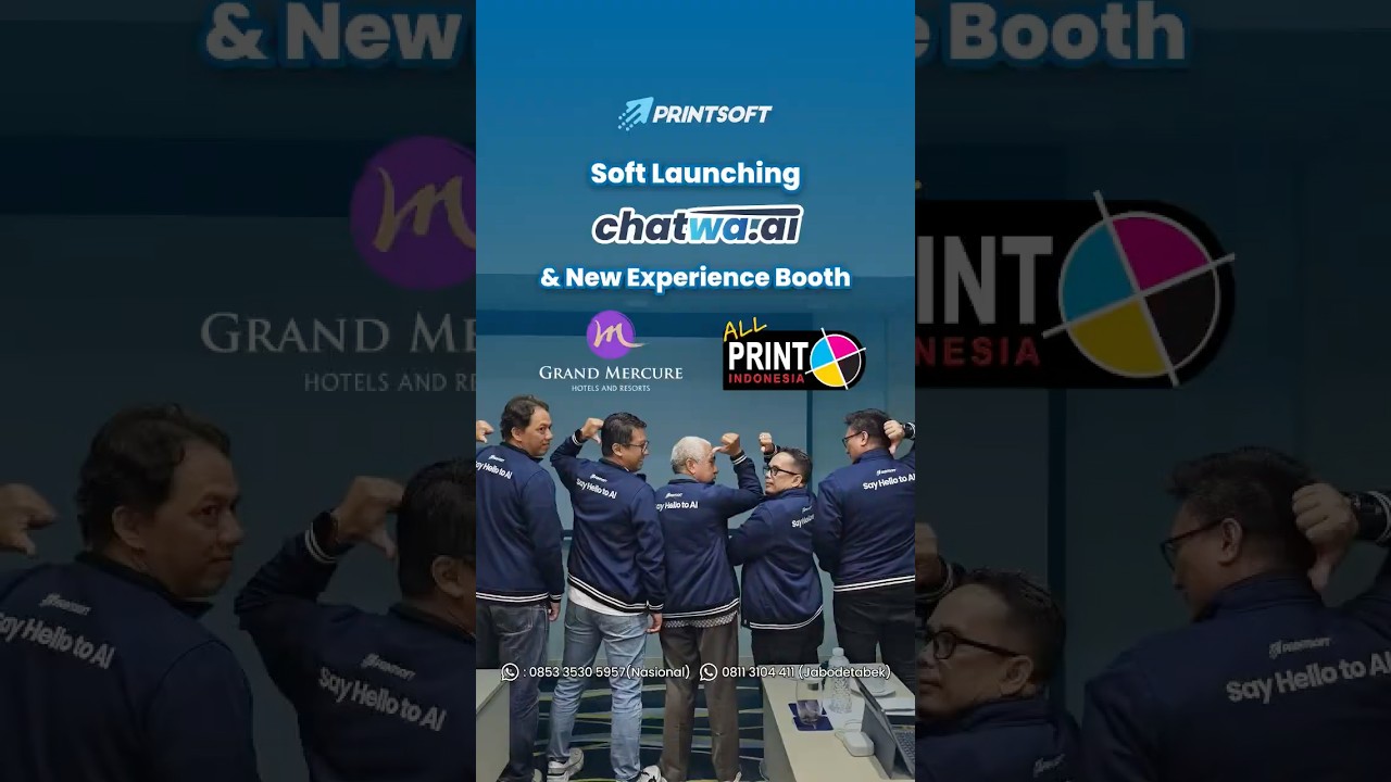 Soft Launching Chatwa.ai & New Experience Booth Printsoft di Allprint Expo