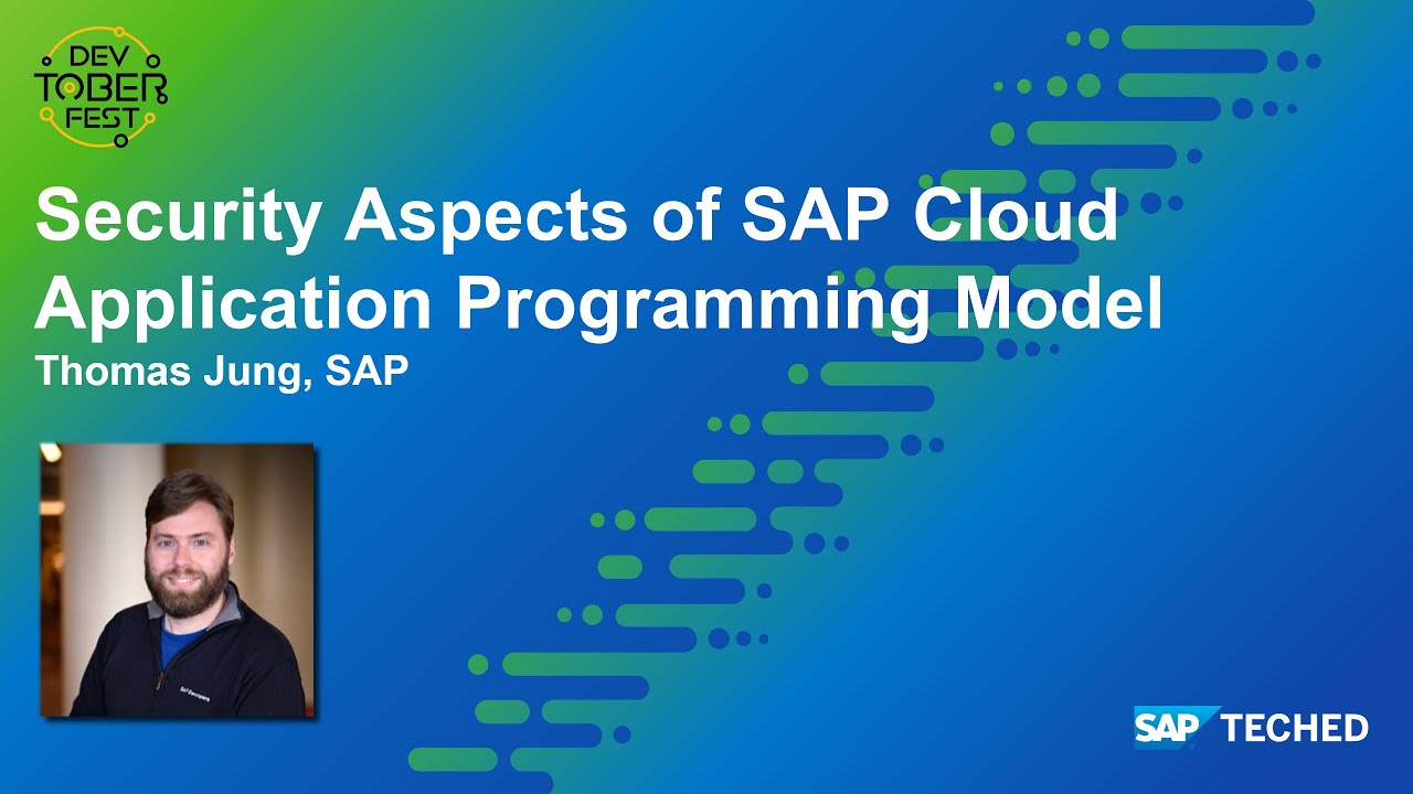 Security Aspects of SAP Cloud Application Programming Model