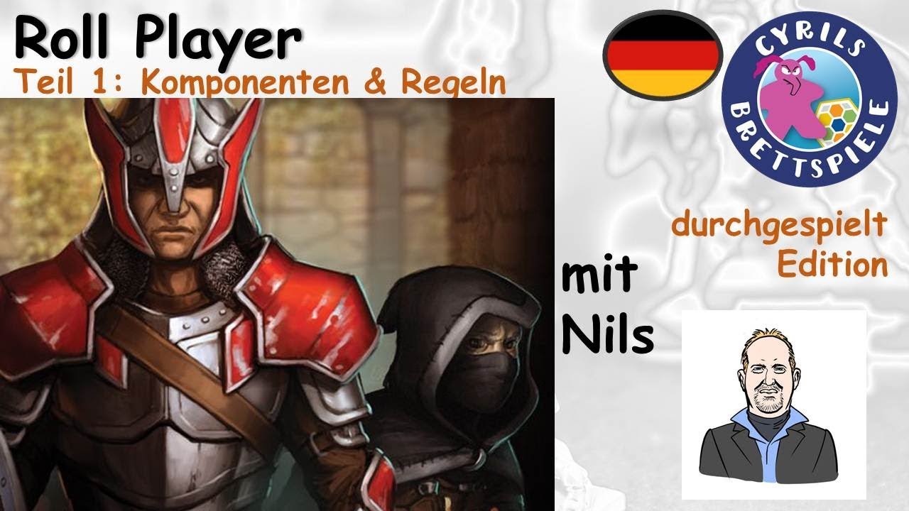 Cyrils Brettspiele - Roll Player Brettspiel (S151E01) - Komponenten & Regeln