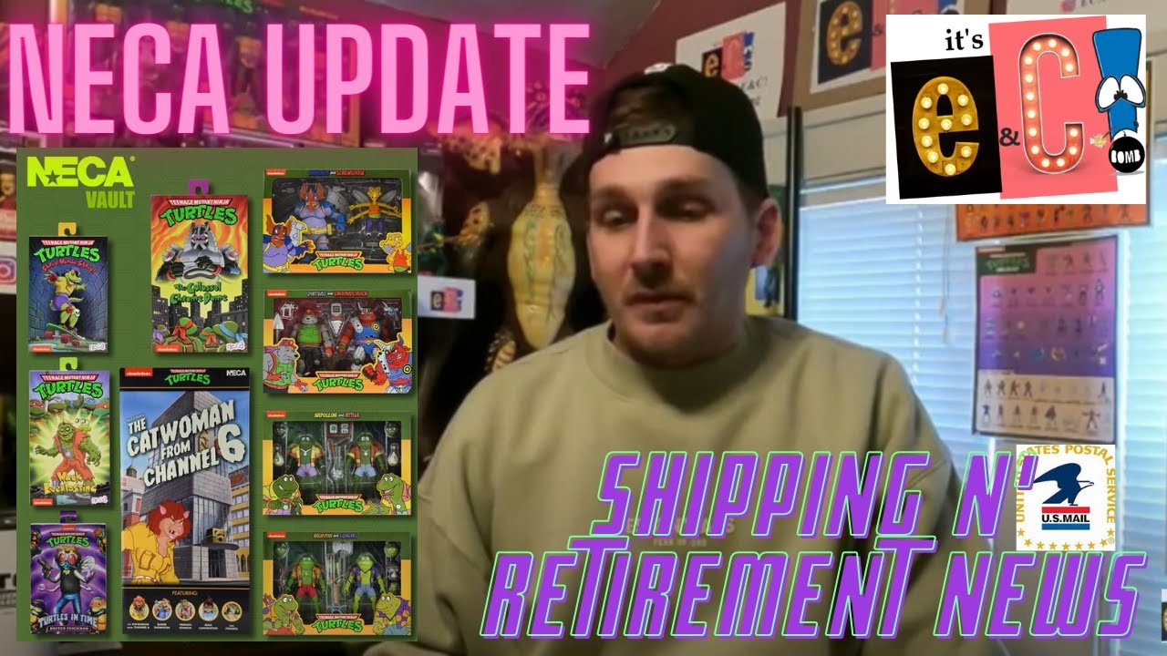 NECA TMNT | Retirement and Shipping UPDATE 2022-23