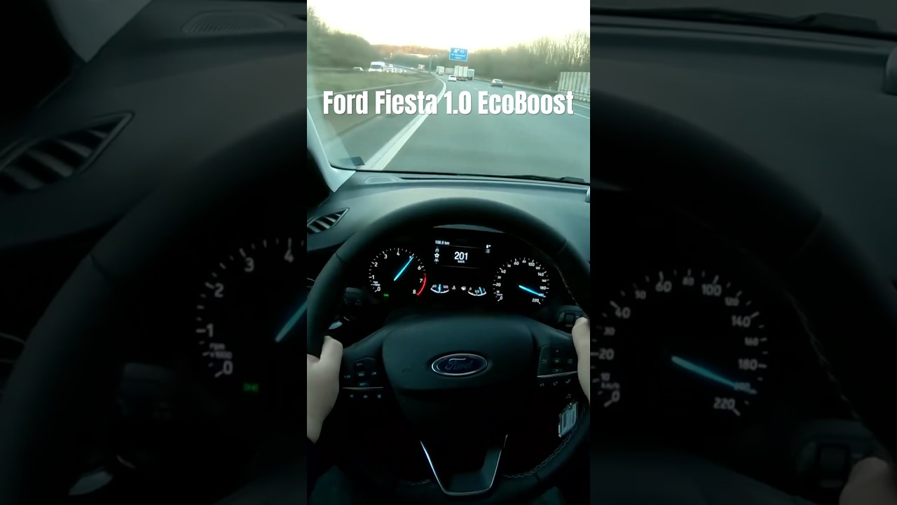 Ford Fiesta 1.0 EcoBoost (2019) Top Speed Drive