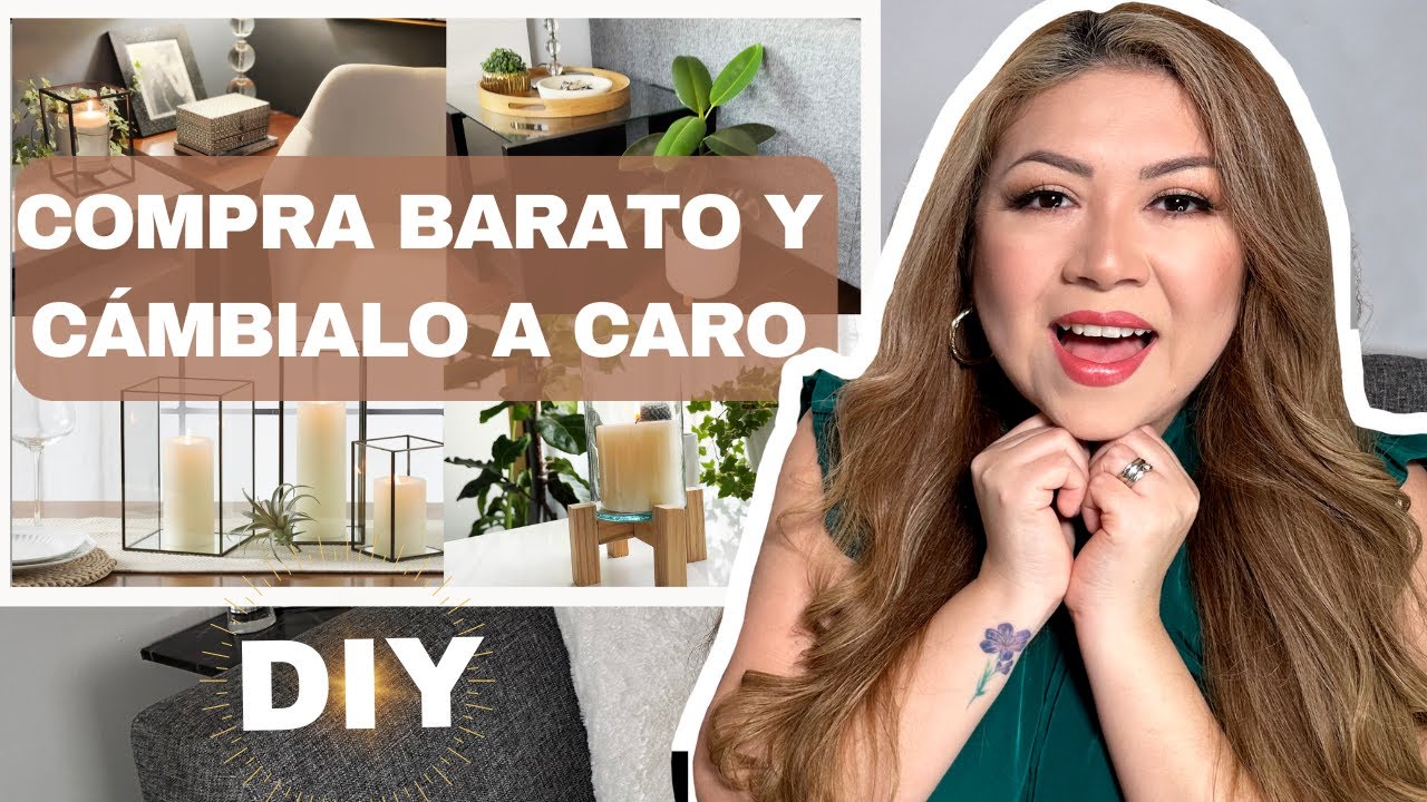 4 COMPRAS BARATAS QUE TRANSFORMÉ A CARAS 🏠 DIY PINTURA, PEGAMENTO Y CREATIVIDAD