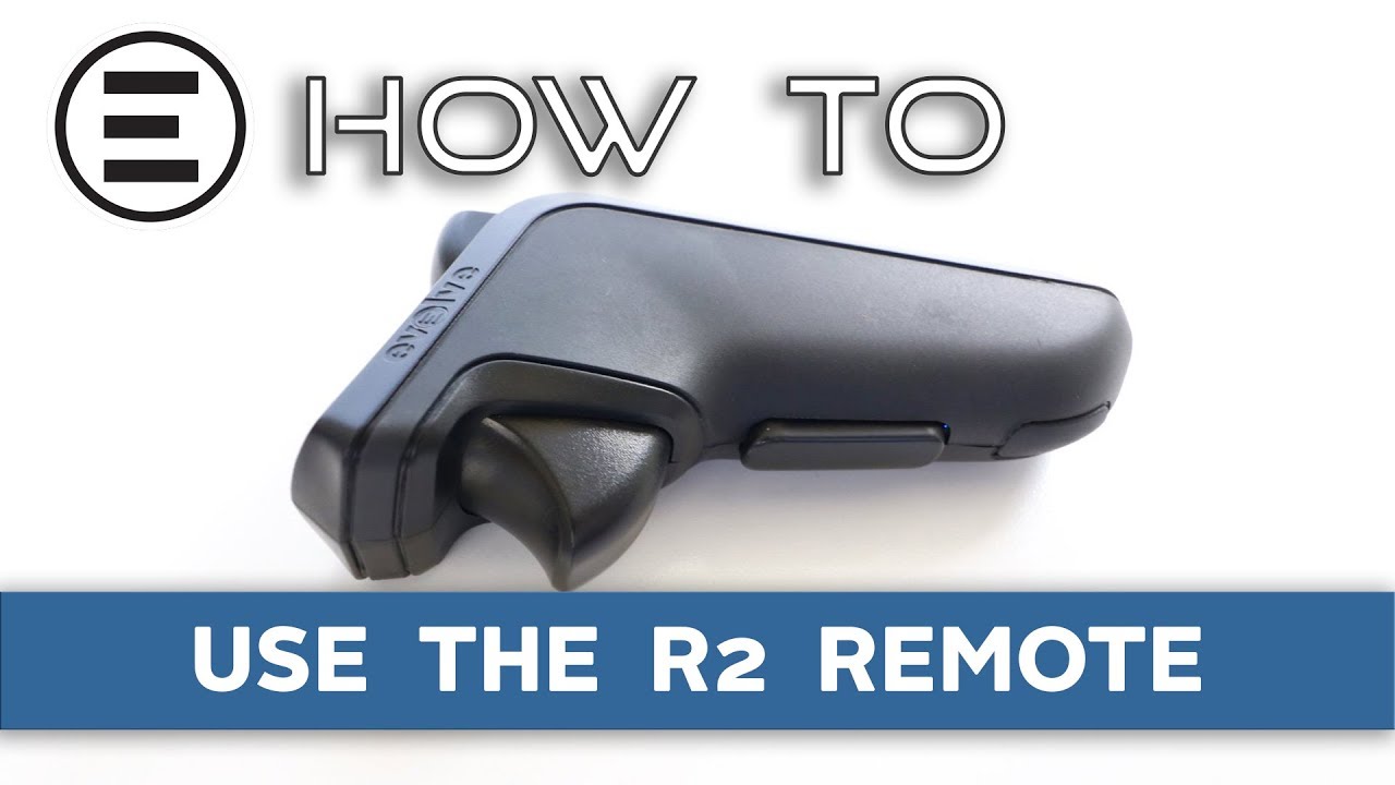 How To Use The Evolve R2 Remote || Evolve Skateboards