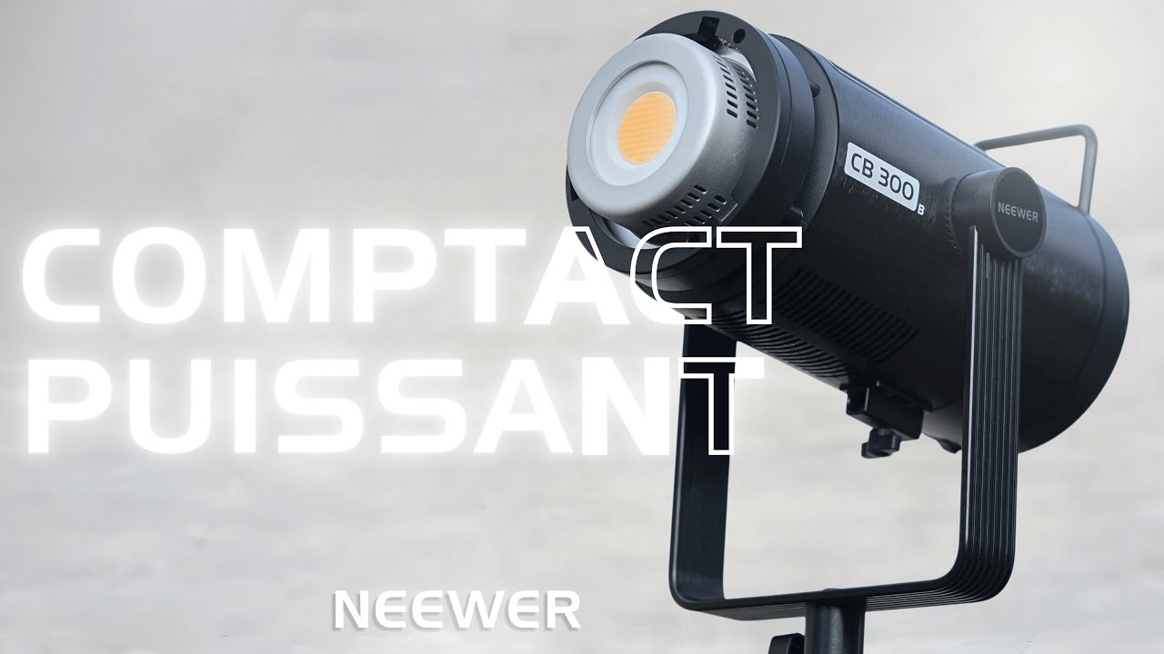 NEEWER CB300B : un projecteur de 320W DE PURE FOLIE ! (La softbox NS22P M'A CHOQUÉ)
