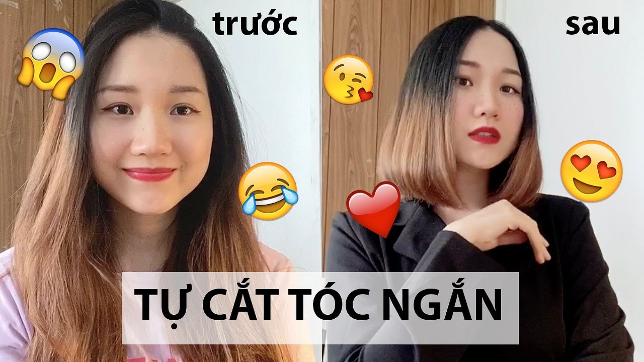TỰ CẮT TÓC NGẮN ĐỂ MỪNG SINH NHẬT 17 tuổi lần thứ 10 🤔