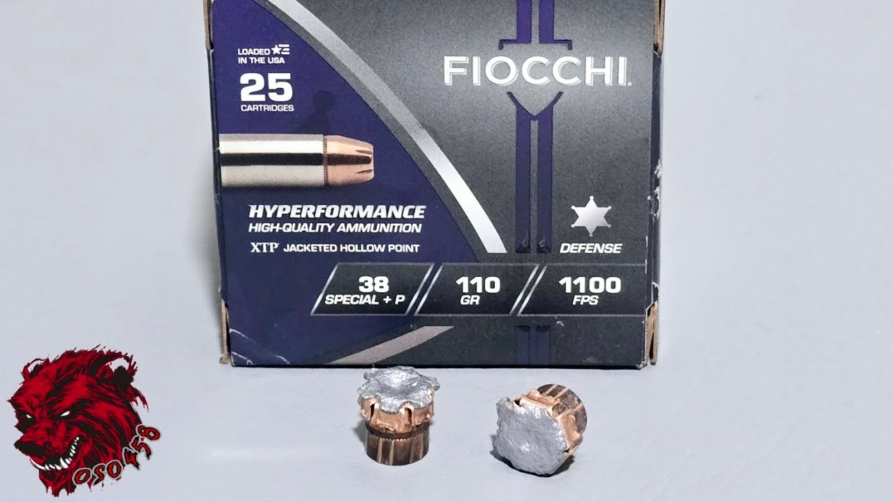 Don't believe the hype, testing Fiocchi Hyperformance 38 special 110gn XTP +p @oso4586