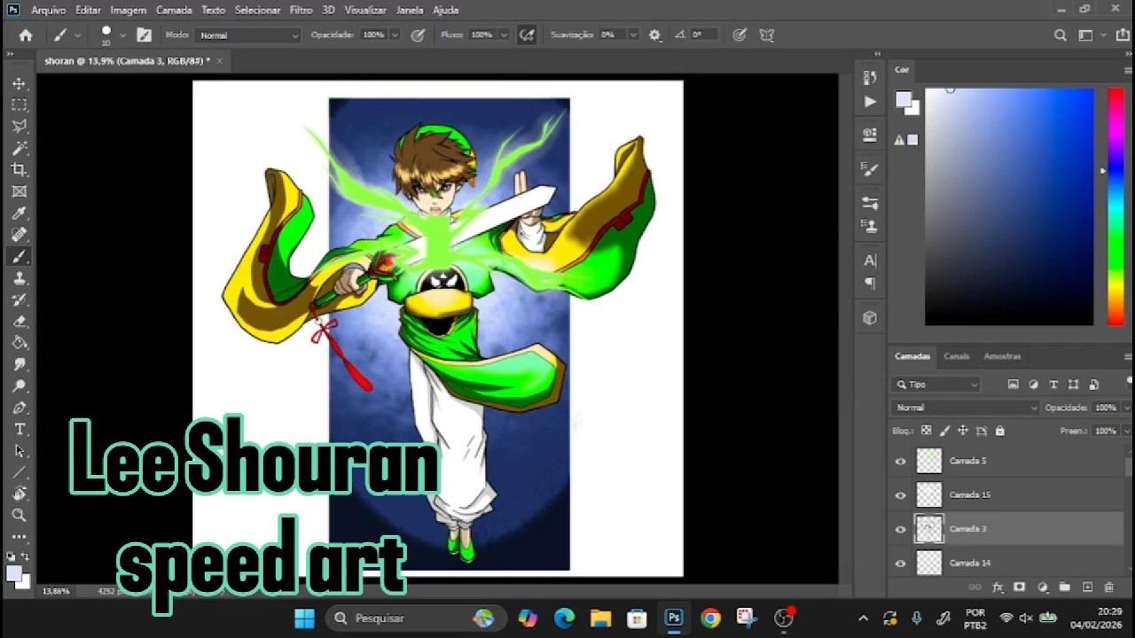 Lee Shouran speed art