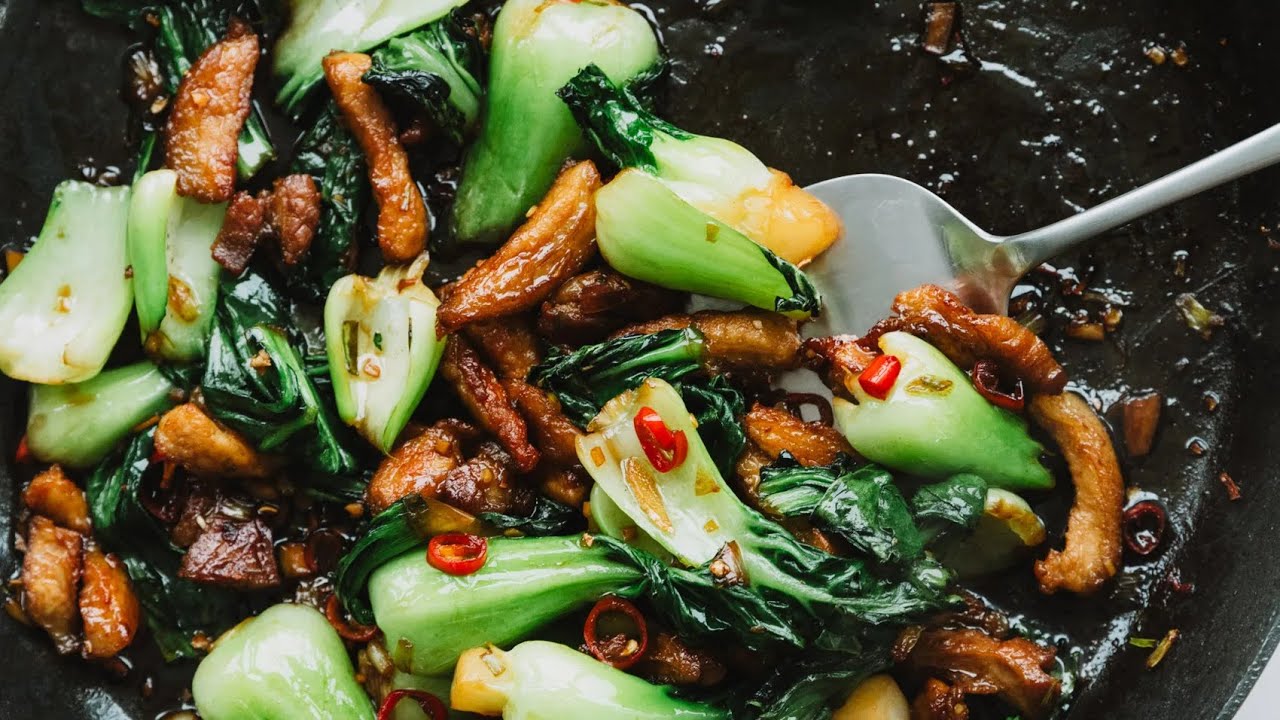 Savory Stir Fry: Bok Choy and Pork Belly Stir Fry