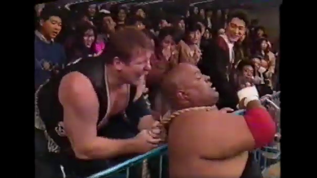 Abdullah The Butcher & Kimala vs Stan Hansen & Spivey 1991 01 27