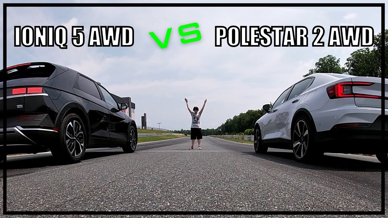 Wyścig na ćwierć mili: Polestar AWD kontra Ioniq 5 AWD... Kto wygra?