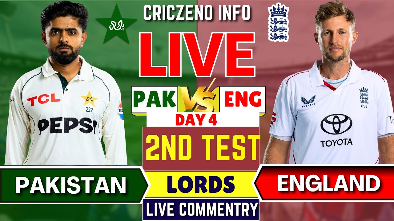 Pakistan vs England 2nd Test Match,2026 Match DAY 4 | PAK vs ENG Live Score Commentary