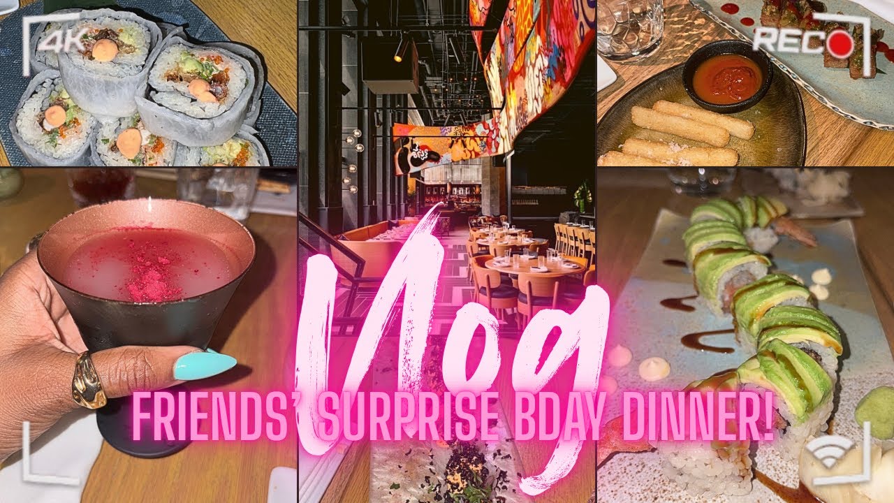 SELF-CARE DAY AT NAIL SALON + OUR FRIENDS' SURPRISE BIRTHDAY DINNER AT CHOTTO MATTE SUSHI RESTAURANT