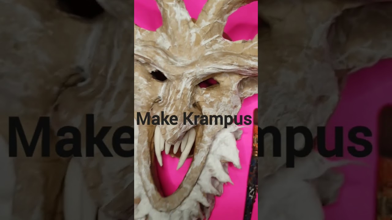 make your own Krampus! I have free PDF templates and full Tutorial for you.