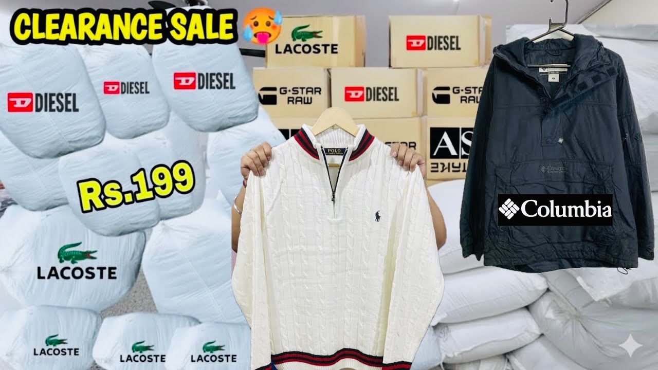 100% Original Branded Clothes l Cheapest Export Surplus Garments l Tommy, CK, Diesel, Lacoste