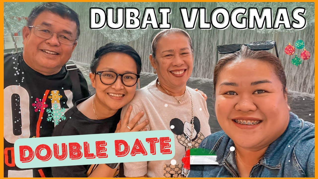 DUBAI VLOGMAS 🧡 DUBAI MALL TOURISTY DOUBLE DATE  + LUNCH @ BU QTAIR (Jumeirah) || MeMyselfIrish