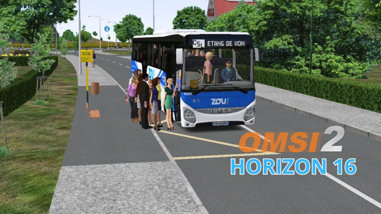 OMSI 2 | Horizon 16 : IVECO EVADYS | Ligne CSL Mach36 - Etang de von